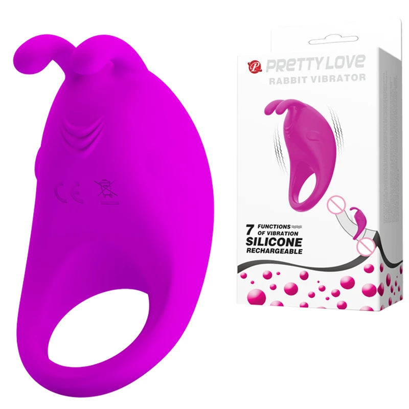 Интимные товары Pretty Love вибраторы кольцо для пениса Стимуляция клитора массажное