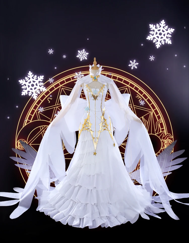 Card Captor Sakura Tomoyo Daidouji cosplay costume Snow Angel daidouji dress comics cosplay