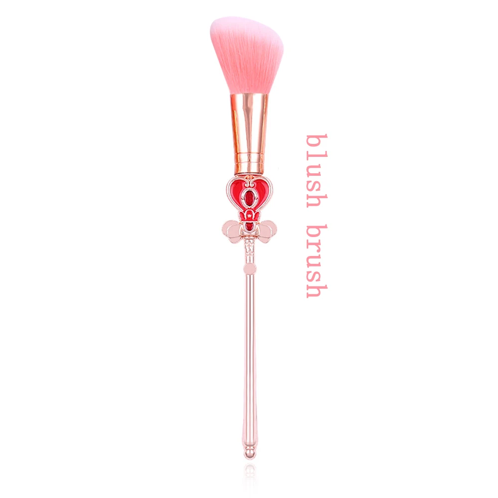 1 шт., набор кистей для макияжа Sakura Cardcaptor, румяна, тени для век, кисть для консилера, Сейлор Мун, красивый инструмент для макияжа, воин