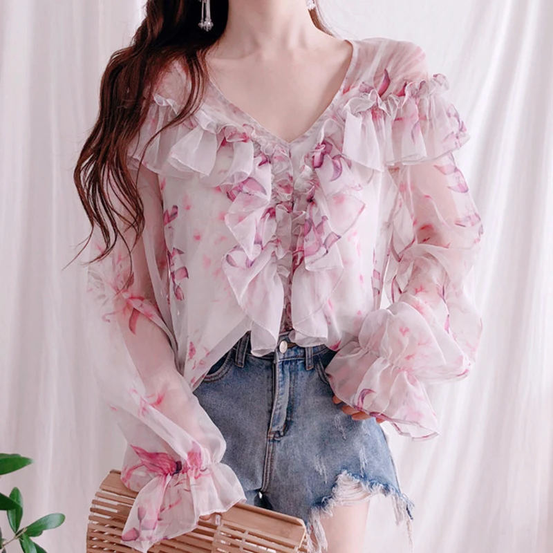 2018 летняя новая стильная женская одежда Корейская версия свободные и тонкие