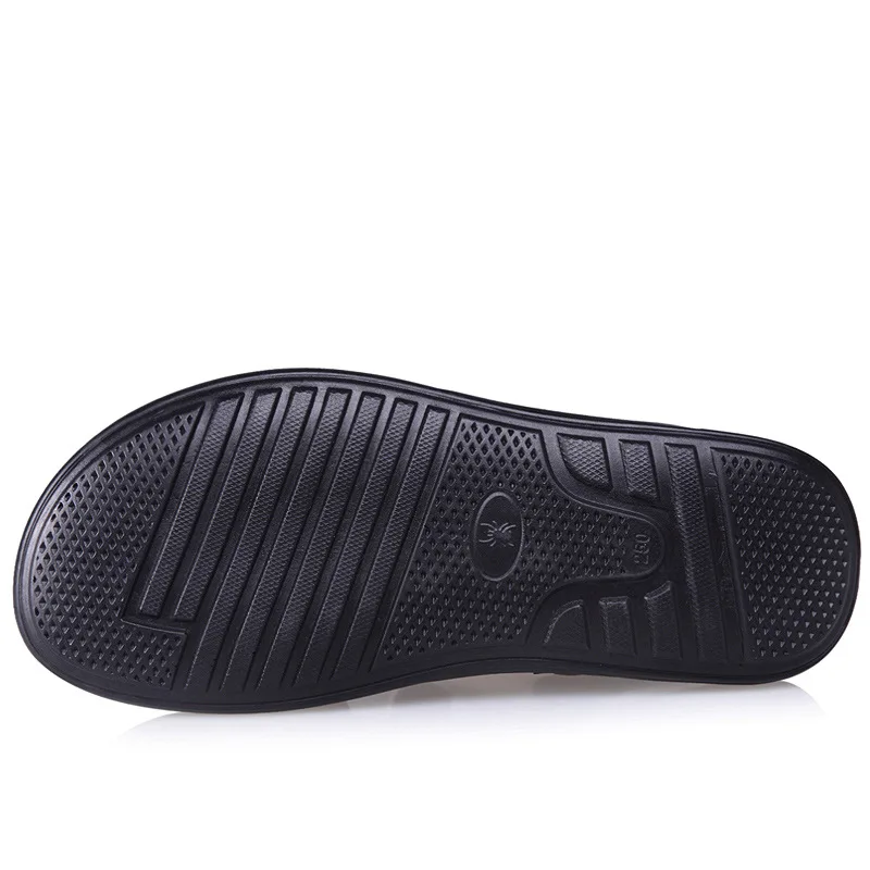 Сандалии мужские из спилка и ПУ кожи пляжные шлепанцы Брендовые повседневные