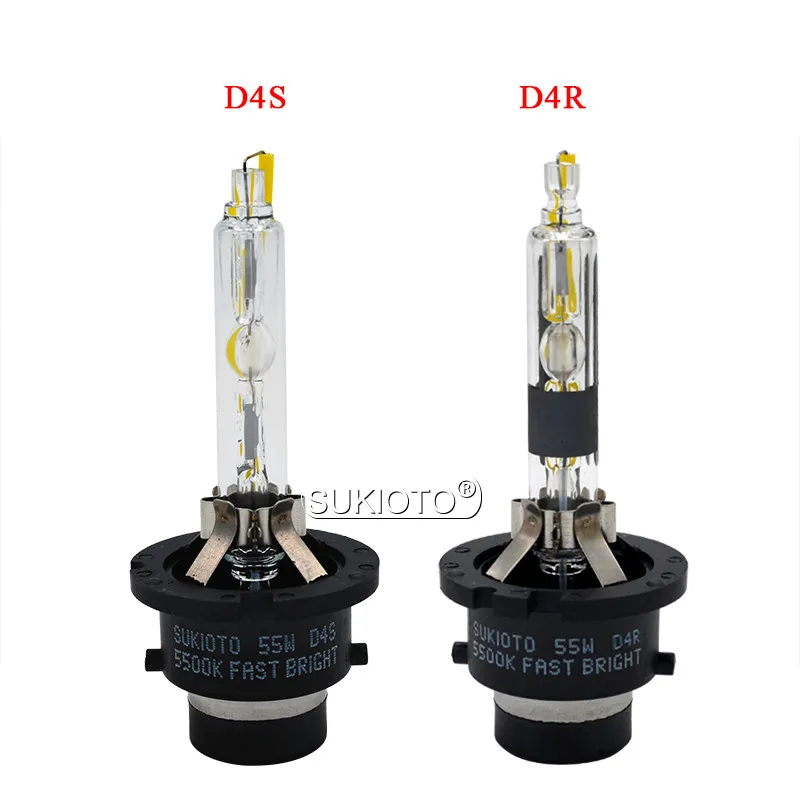 2 шт. ксеноновые D2S D4S D2R D4R hid лампы 55 Вт 5500K Автомобильные фары A5 A4L A8L сменные