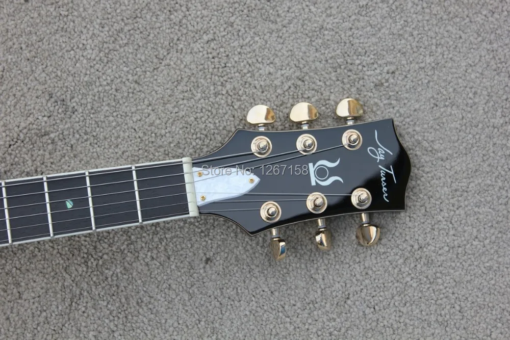 Винтаж SUNBURST Hofner стиль скрипка гитара полые тела шеи переплет Золотое