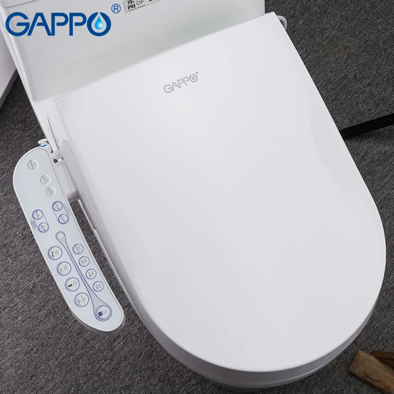 GAPPO сиденье для унитаза умное биде теплое чистое сухое покрытие удлиненное