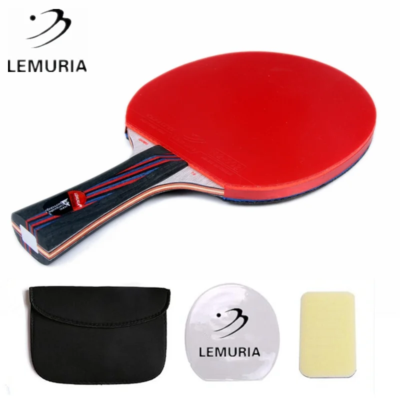 Lemuria WRB 7,6 углеродное волокно ракетка для настольного тенниса с толщиной 2,2 мм высокоэластичная губка прыщи из резины лучшая ракетка для пинг-понга