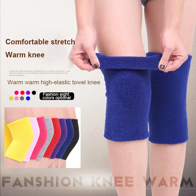 1 пара зимние теплые наколенники поддерживающие полотенце дышащие предотвращают