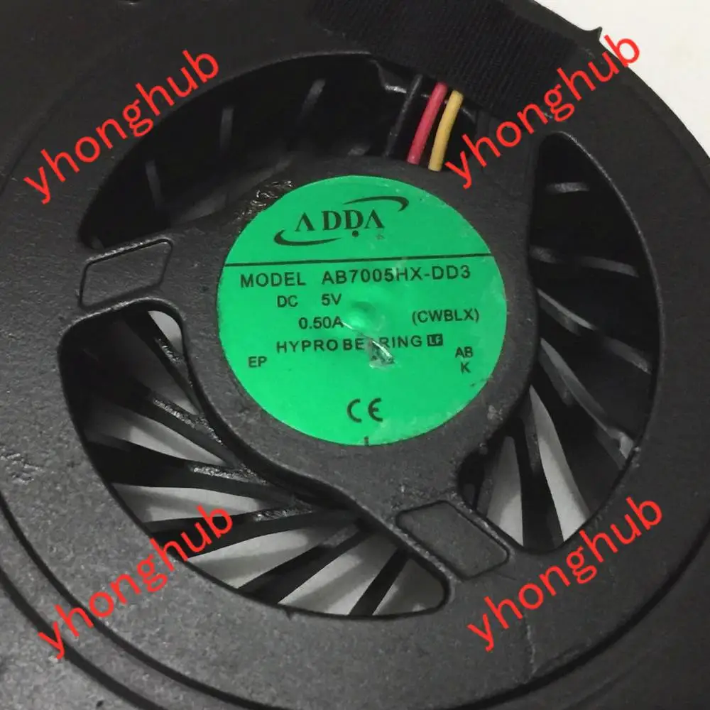 Охлаждающий вентилятор для сервера ADDA AB7005HX DD3 CWBLX DC 5V 0.50A|server fan|dc 5v fan5v dc fan |