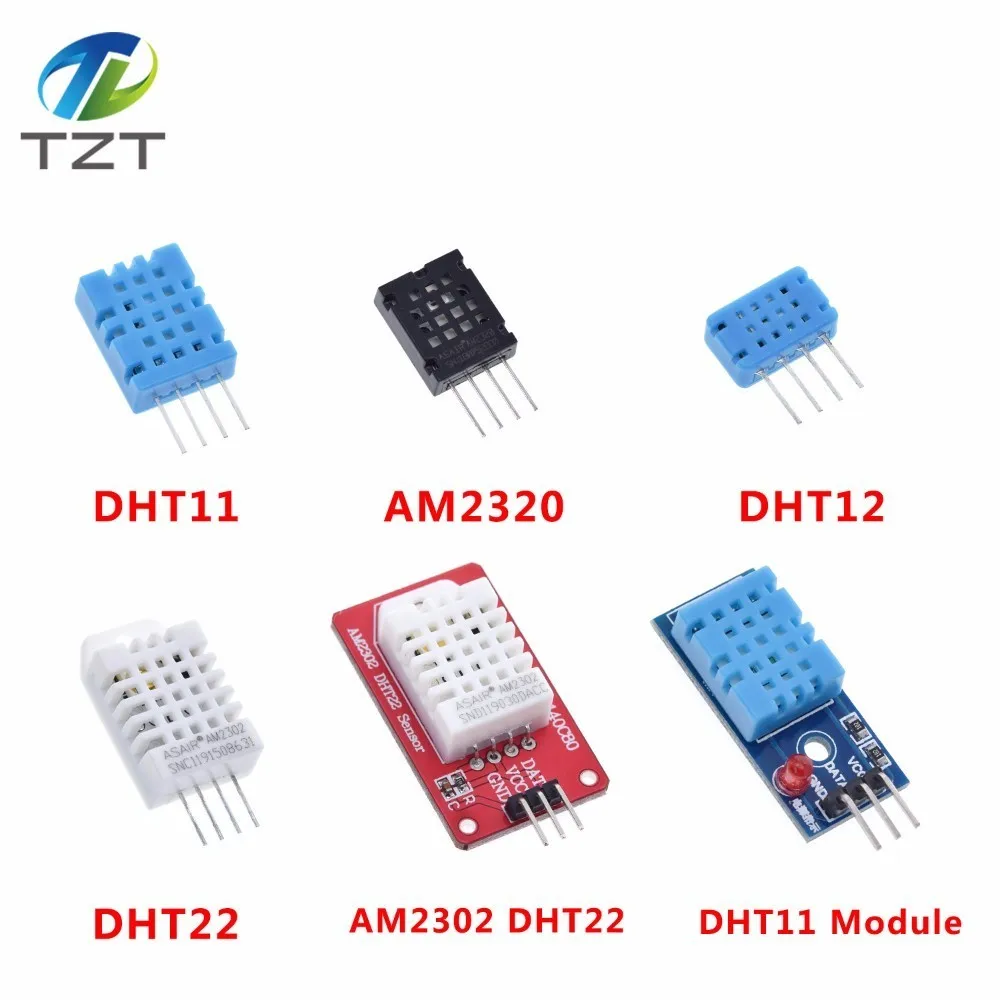 Плата модуля датчика температуры и влажности DHT22 AM2302 DHT11/DHT12 AM2320 для Arduino