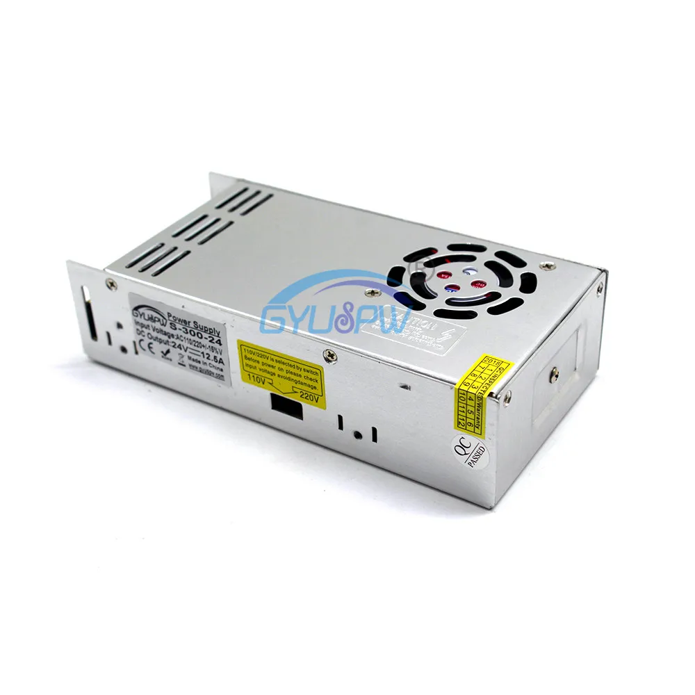 Лучшее качество 24V 12.5A 300W Драйвер импульсного источника питания Светильник