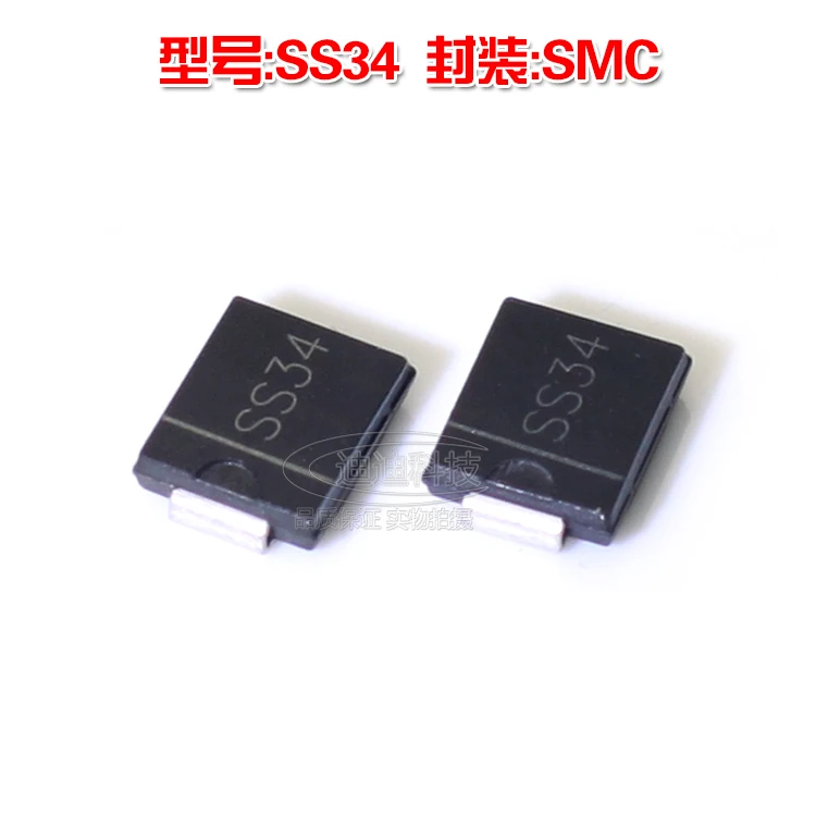 Новый SS34 SMC SMD Schottky Diode 1N5822 Type C 3A 40V DO 214AB|diode 1n5822|diode 3adiode ss34 |
