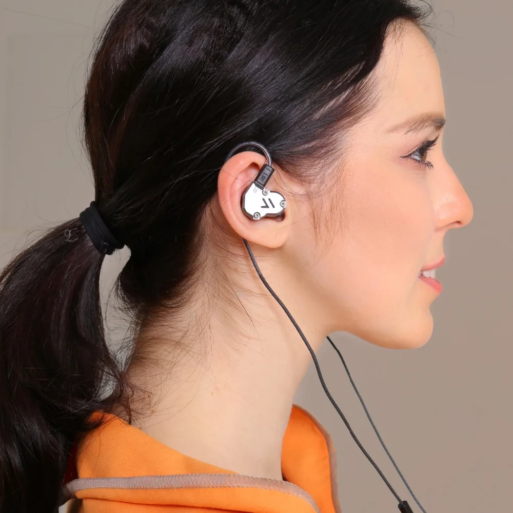RevoNext QT2 наушники для ушей бас сабвуфер HIFI DJ монитор бега спортивные