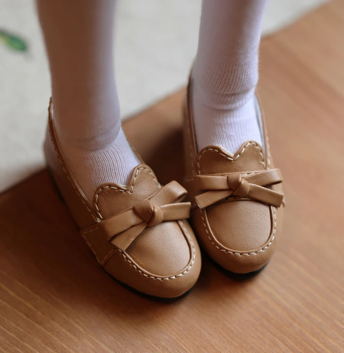 D01-P313 children handmade toy 1/4 1/3 Doll Accessories BJD/SD doll Multi-color shallow Student shoes 1pair | Игрушки и хобби