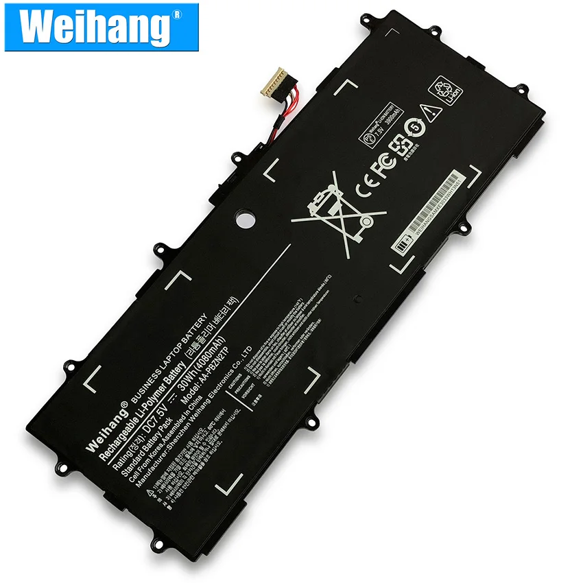 Корейский сотовый 4080 мАч Weihang AA-PBZN2TP Аккумулятор для ноутбука samsung Chromebook XE500T1C 905S 915S 905s3g XE303 XE303C12 NP905S3G