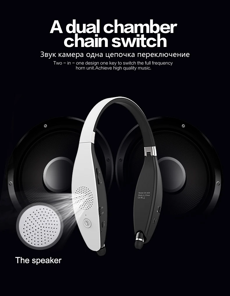 Наушники PLUFY Bluetooth CSR4.1, беспроводная спортивная Гарнитура, бас стерео колонки, наушники с микрофоном CVC6.0, наушники