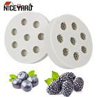 Форма для выпечки, силиконовая, в форме малины, черники