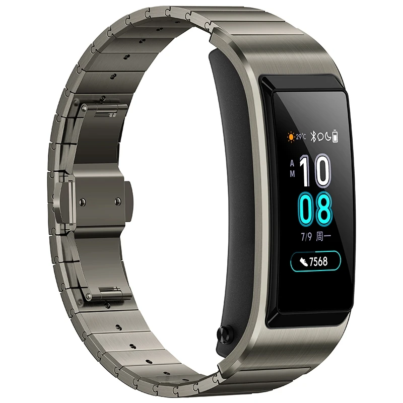 Стильный бизнес Huawei talkband B5 Спортивный Браслет SmartWatch Bracelace здоровье специалисты
