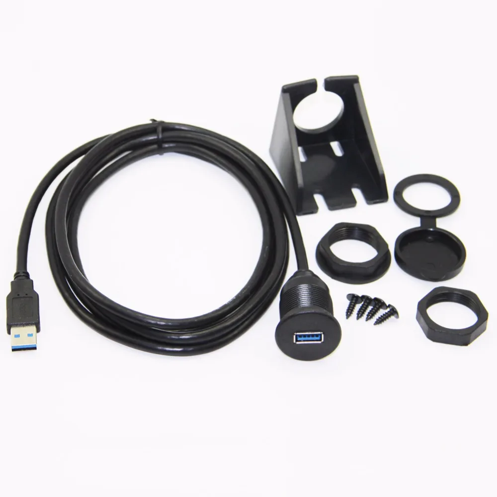 Bochara USB 3 0 &quotпапа&quot в &quotМама&quot Женский удлинитель с панель скрытого монтажа для