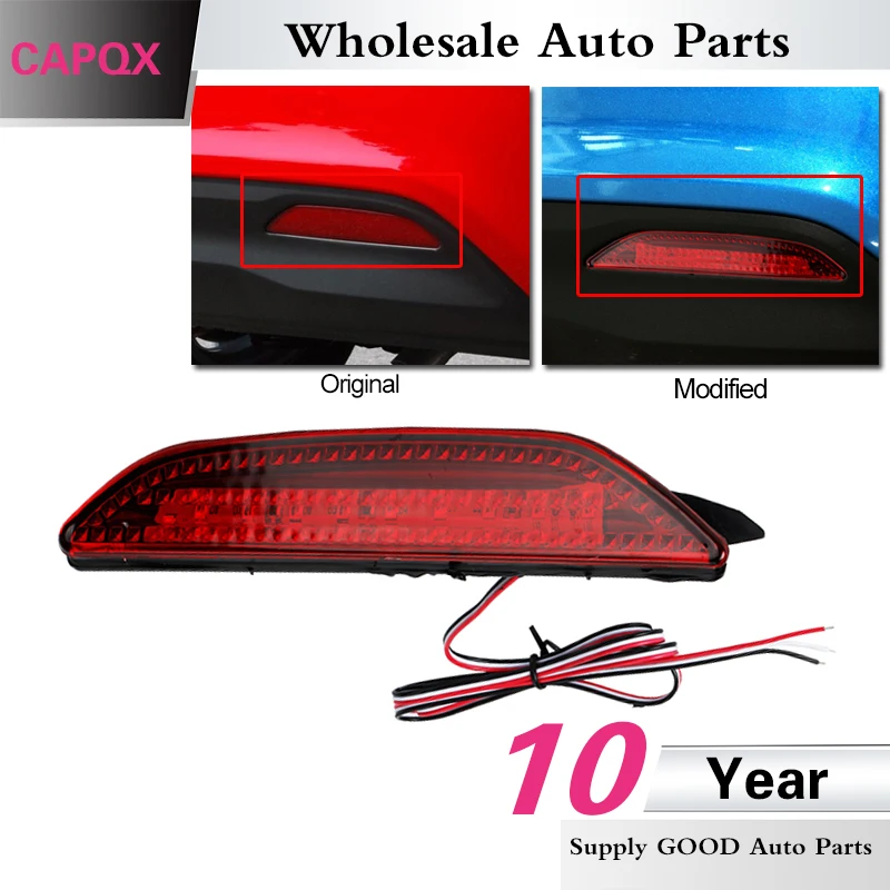 CAPQX 2 шт./лот Переделанный задний стоп сигнал светодиодная лампа для KIA Rio K2 Sedan 2011