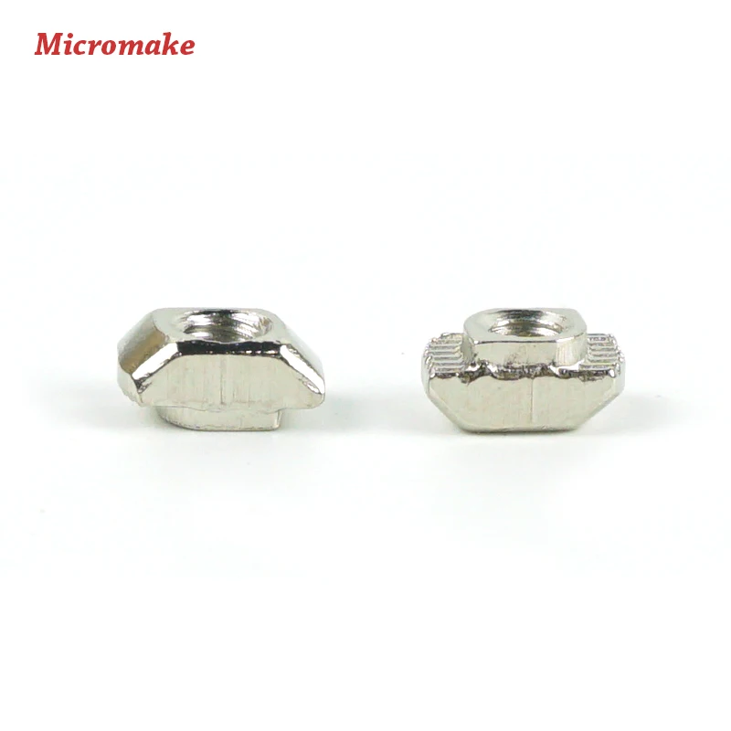Запчасти для 3D принтера Micromake 10 шт./лот M3/M4 углеродистая сталь Т Тип гайки крепеж