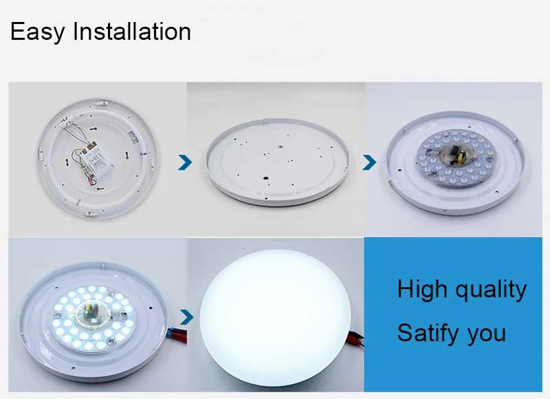 BEYLSION 36 Вт круглый 2835SMD светодиодный модуль потолочные лампы 110 В 220 в 85-265 в Диаметр: 210 мм холодный белый Светодиодные модули для дома спальни