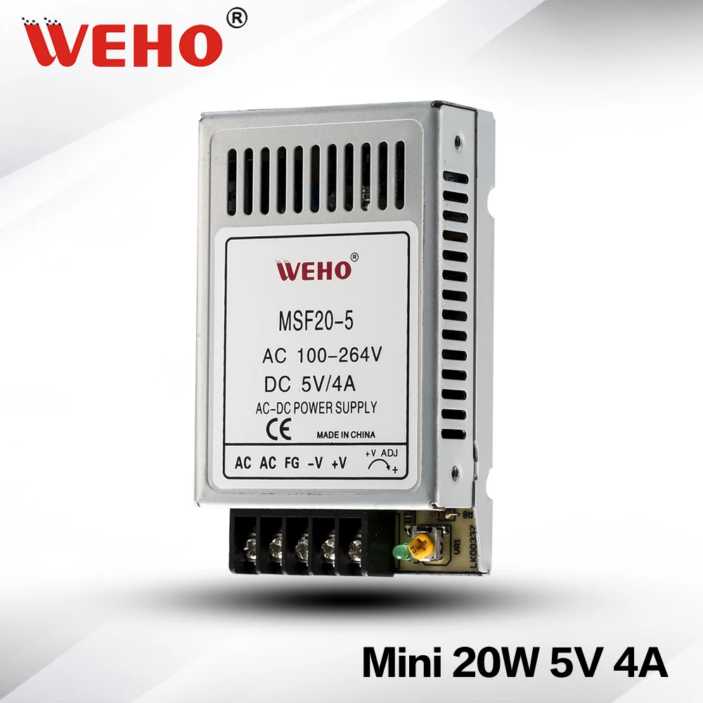 (MSF 20 5) двухлетняя гарантия AC/DC 20W SMPS 4A dc источник питания 5v|supply 5v|5v power supplypower |