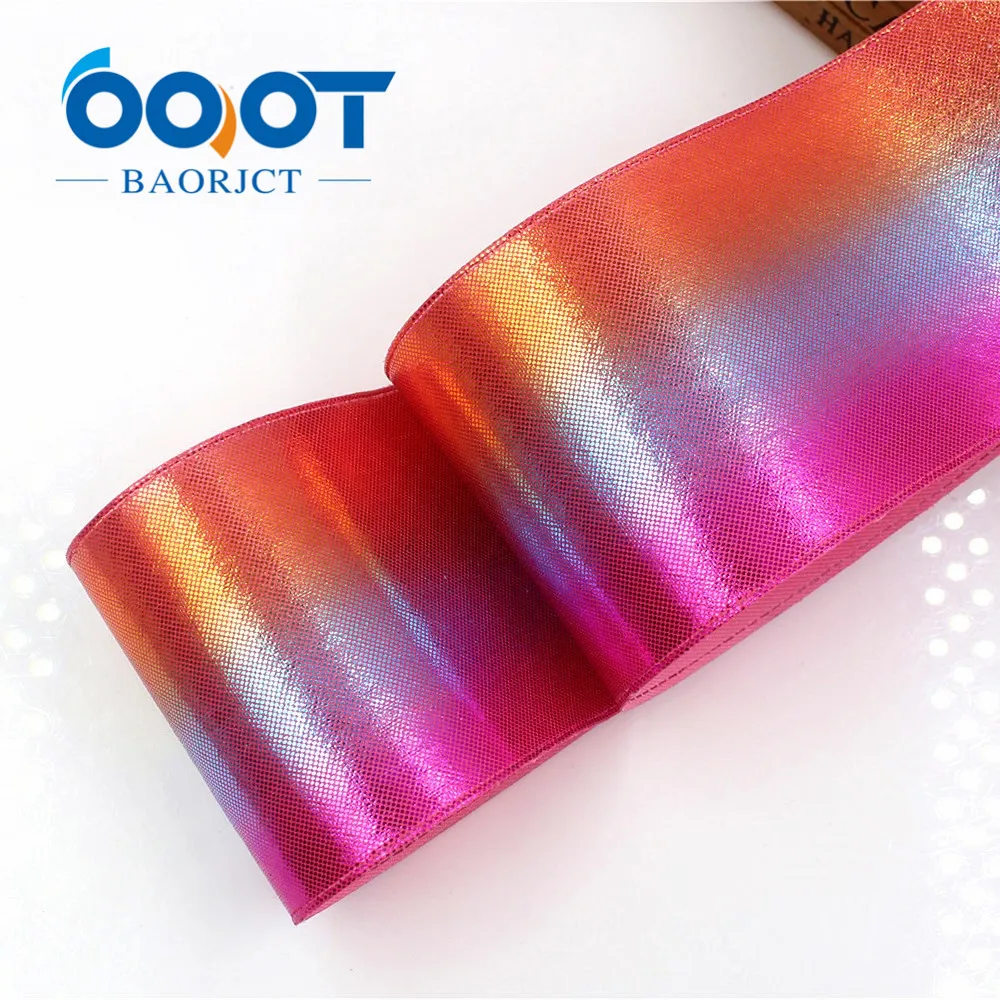 OOOT BAORJCT G-18930-1271, 75 мм, 2 ярдов цветные бронзовые ленты, подарочная упаковка, аксессуары для одежды, свадебные материалы для украшения
