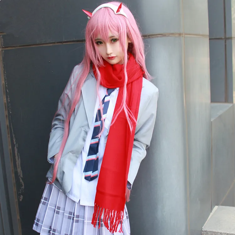 Комплект женской повседневной школьной формы Zero Two CODE:002 из аниме любимый в FRANXX
