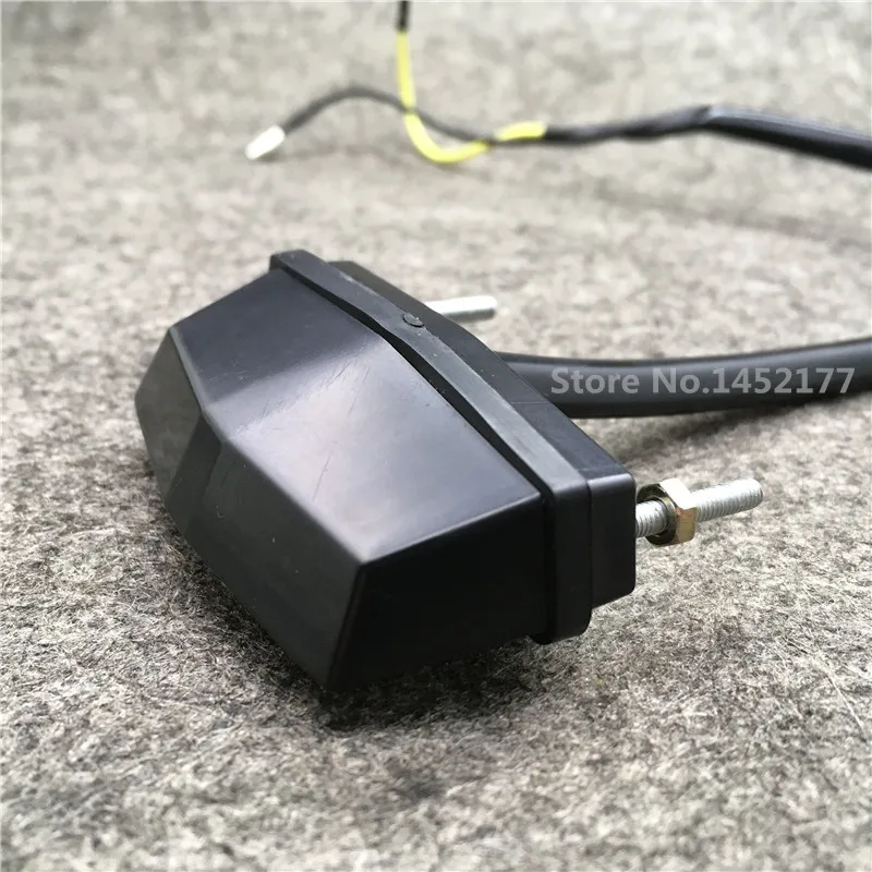 1 шт. универсальный 3 светодиодных номерных знака мотоцикла светильник для