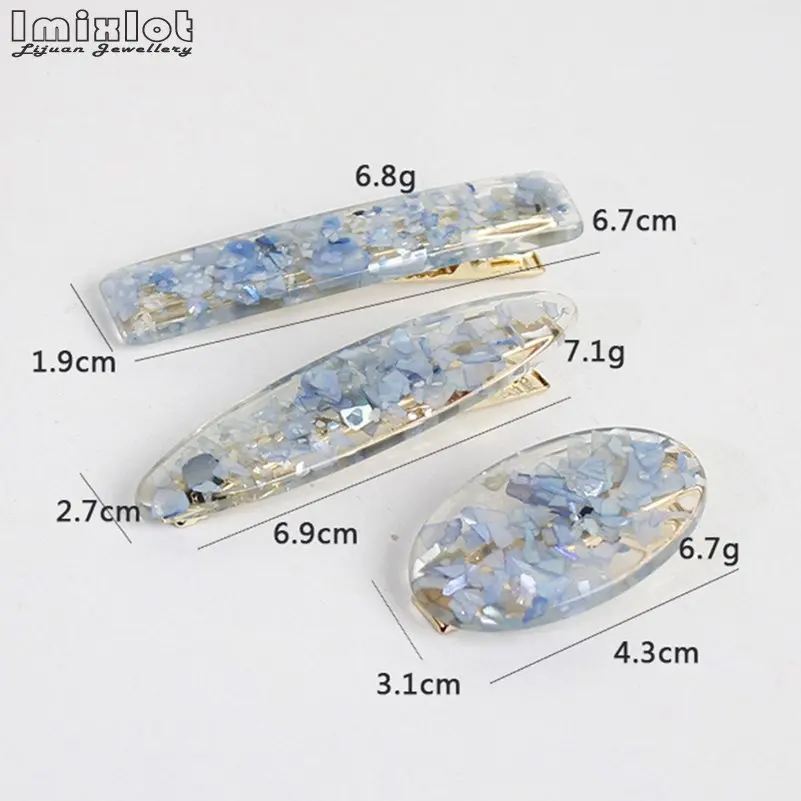 Japanese Style Women Girls Shell Hairpin Hair Clip Oval Waterdrop Shape Acetate Pins Hairgrips Accessories Barrette |