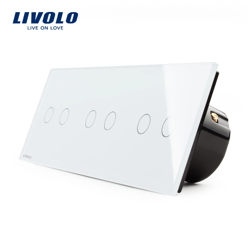Livolo/Стандартный сенсорный выключатель Бесплатная Комбинации роскошь настенный