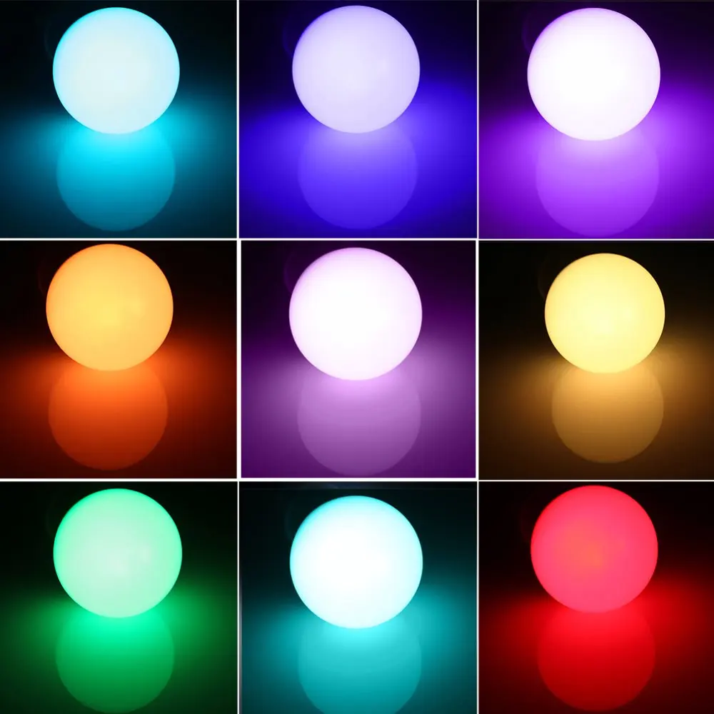 2 шт. светодиодные RGB светильник пы E27 5 Вт 85 265 в SMD5050 16 цветов|e27 rgb|led bulbe27 rgb led |