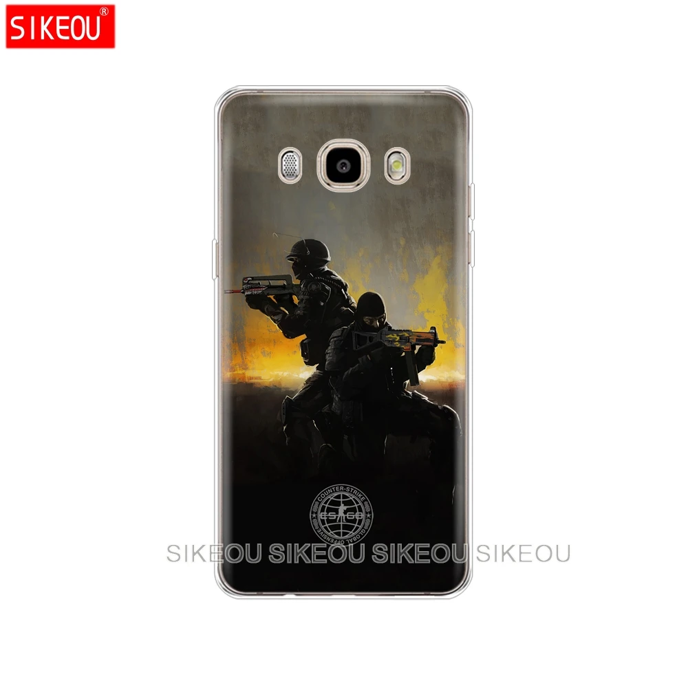 Силиконовый чехол для телефона Samsung Galaxy J1 J2 J3 J5 J7 MINI 2016 2015 prime Counter Strike cs go|Бамперы| |