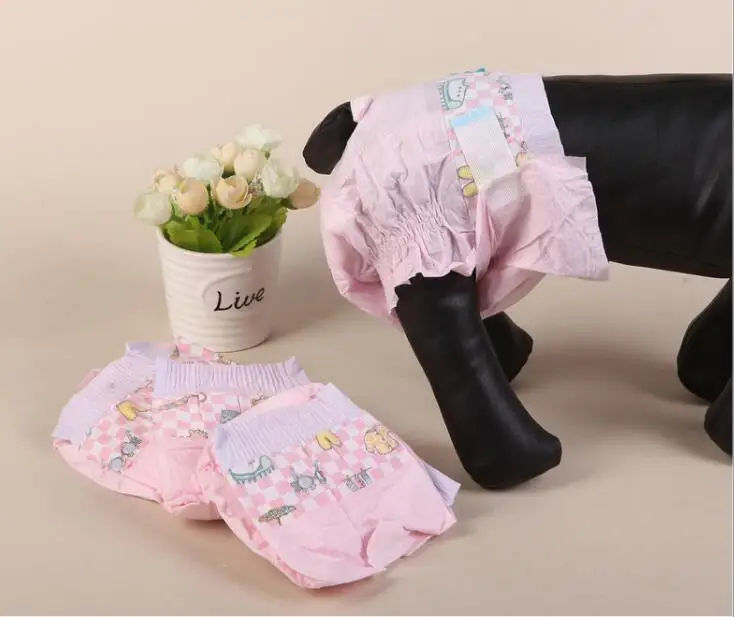 Подгузники для собак шорты мочи водопоглощающие штаны и кошек одноразовые