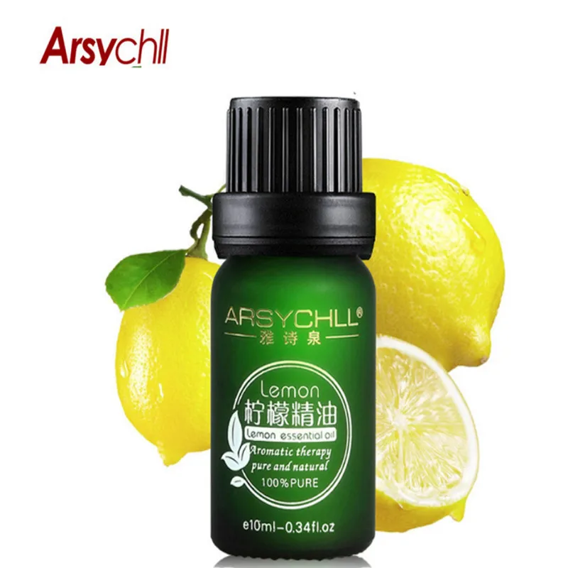 ARSYCHLL 100% натуральный чистый лимон эфирное масло осветляет и отбеливает улучшает