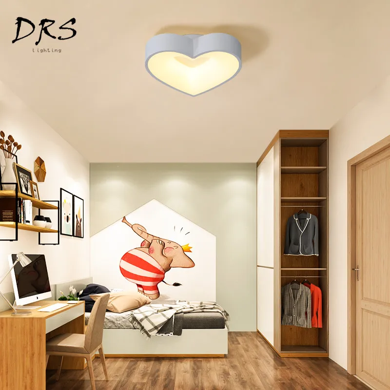 Lustre Led современная детская комната люстра мальчик спальня теплый RC для