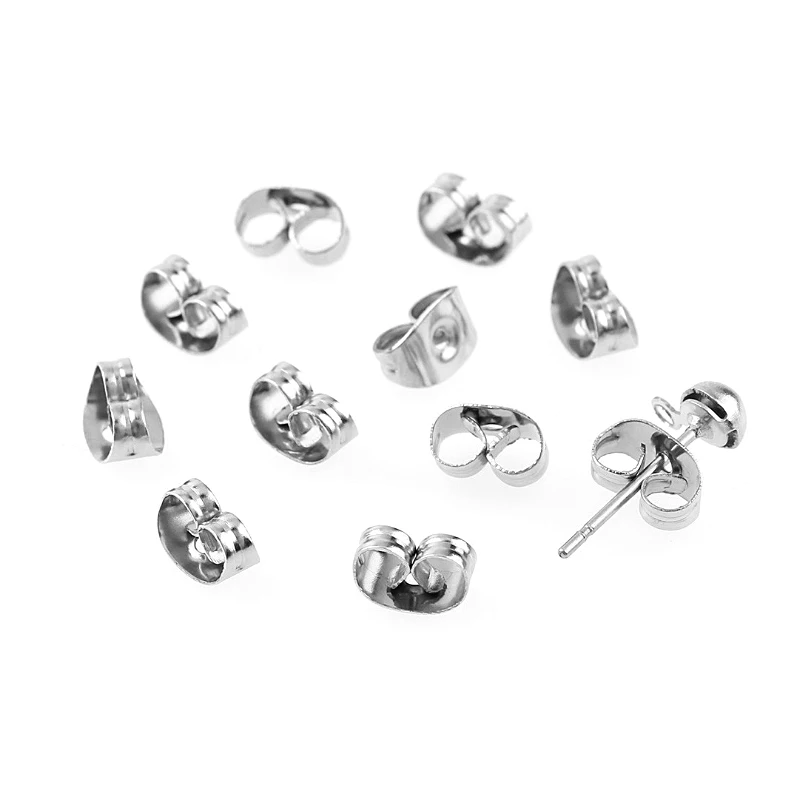 Серьги из нержавеющей стали 6 х4 мм 300 шт./лот | Украшения и аксессуары