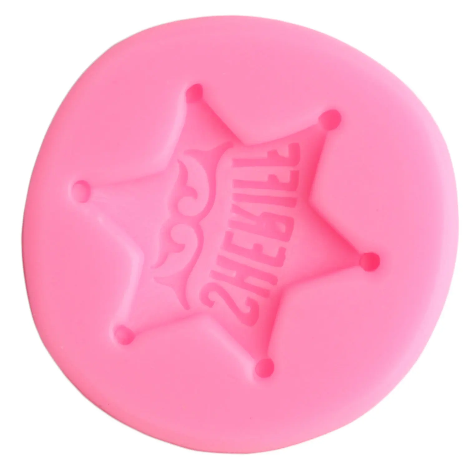 Значок Западного шерифа силиконовая форма детский инструмент для украшения