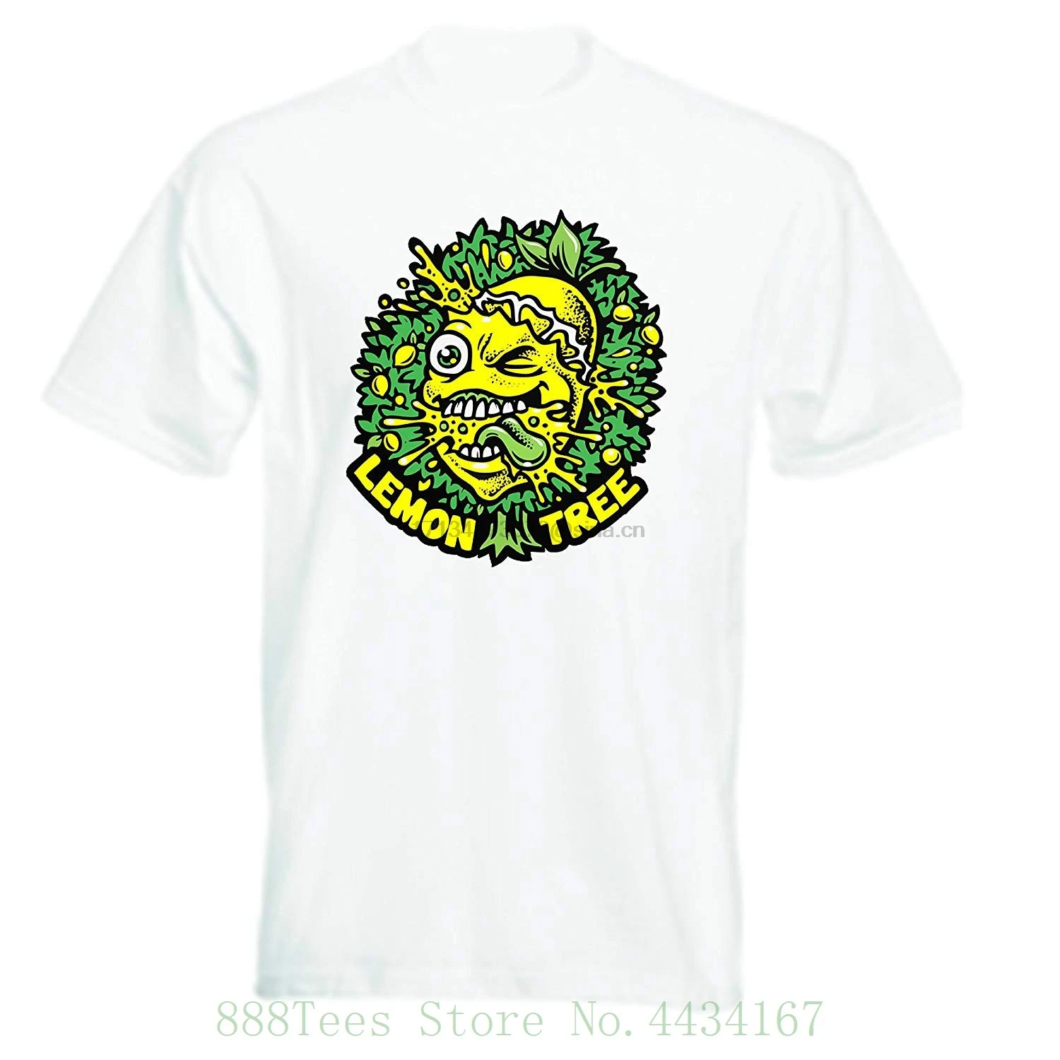 Мужская футболка с лимонным деревом кофейня курильщик черная хлопковая коротким