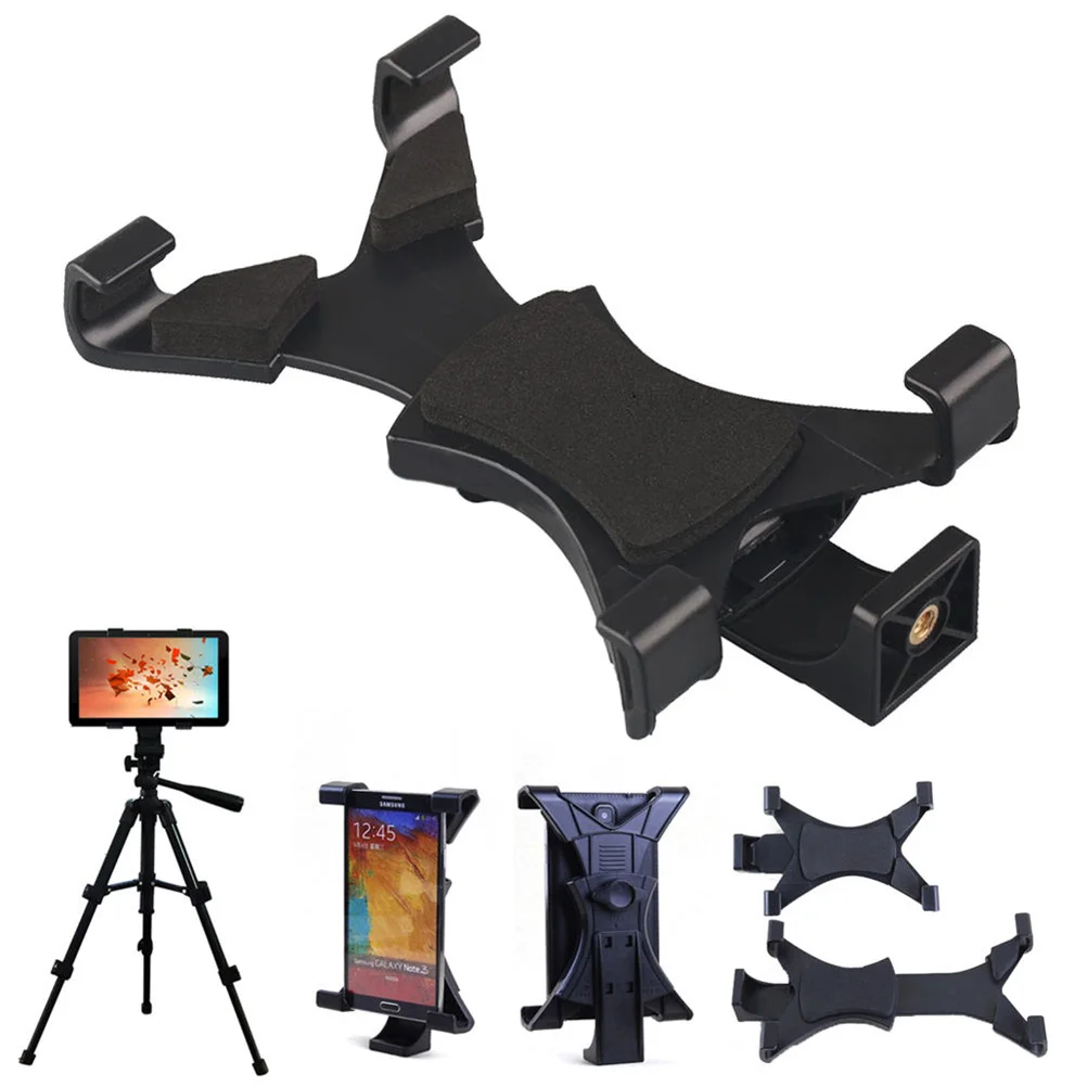 

High Quality Universal Tablet Stand Tripod Mount Holder Bracket 1/4"Thread Adapter For 7"~10.1"Pad For iPad 2/3/4/Air/Air2