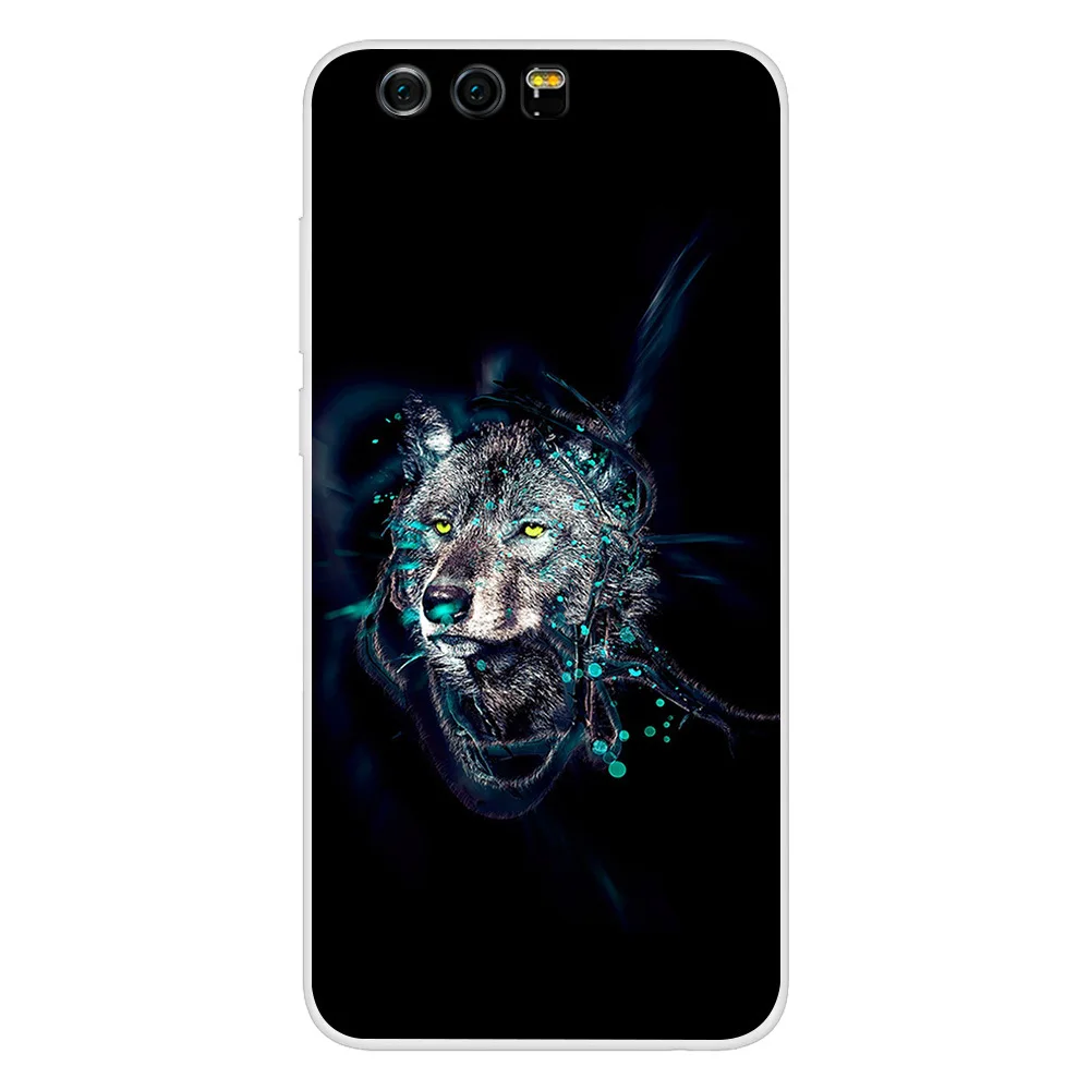 Printing Back Protective Case For Huawei honor 9 cover honor9 Phone Soft Silicone Coque back bags | Мобильные телефоны и