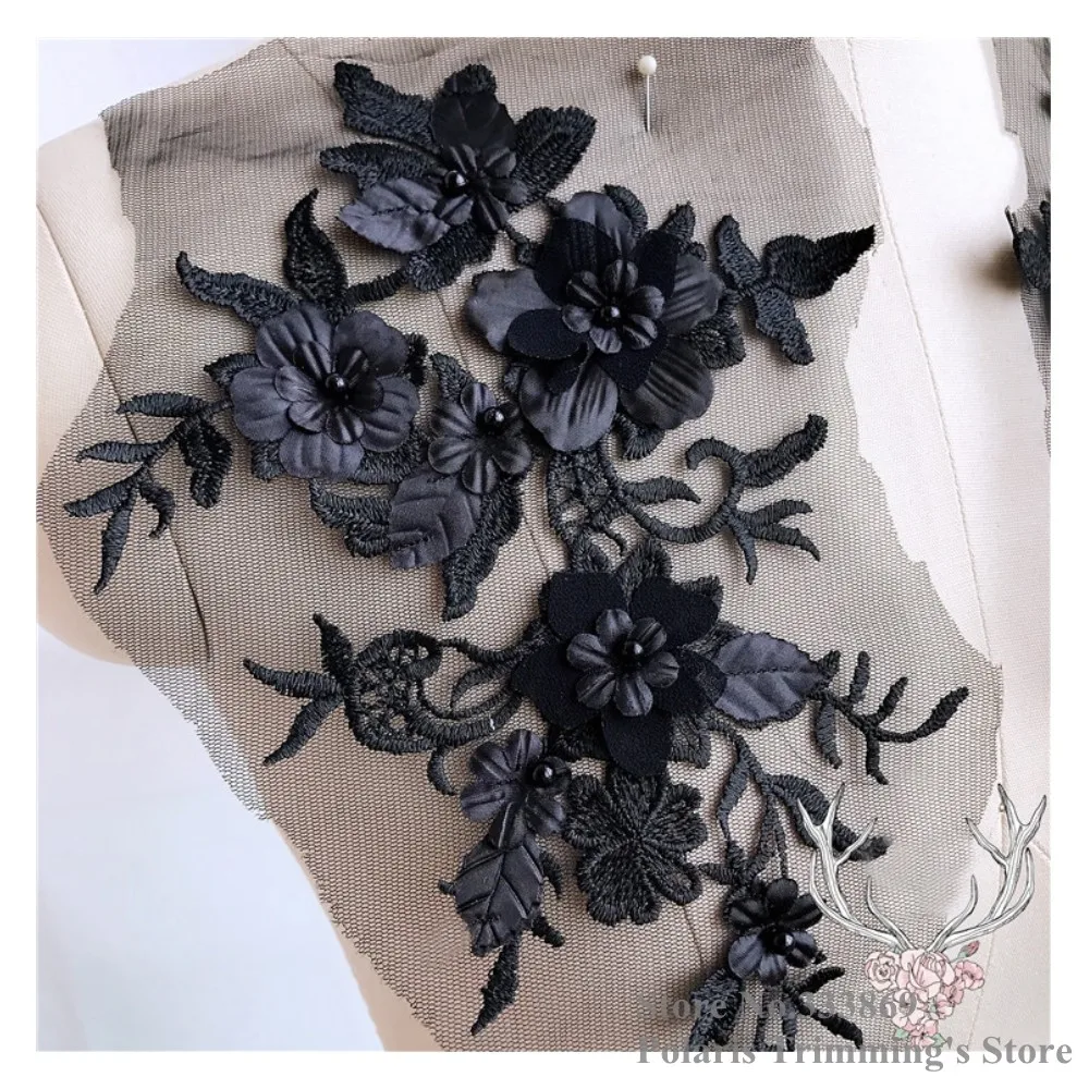 Новинка блестящие (красный кремовый серый темно синий черный +) вышитые бисером