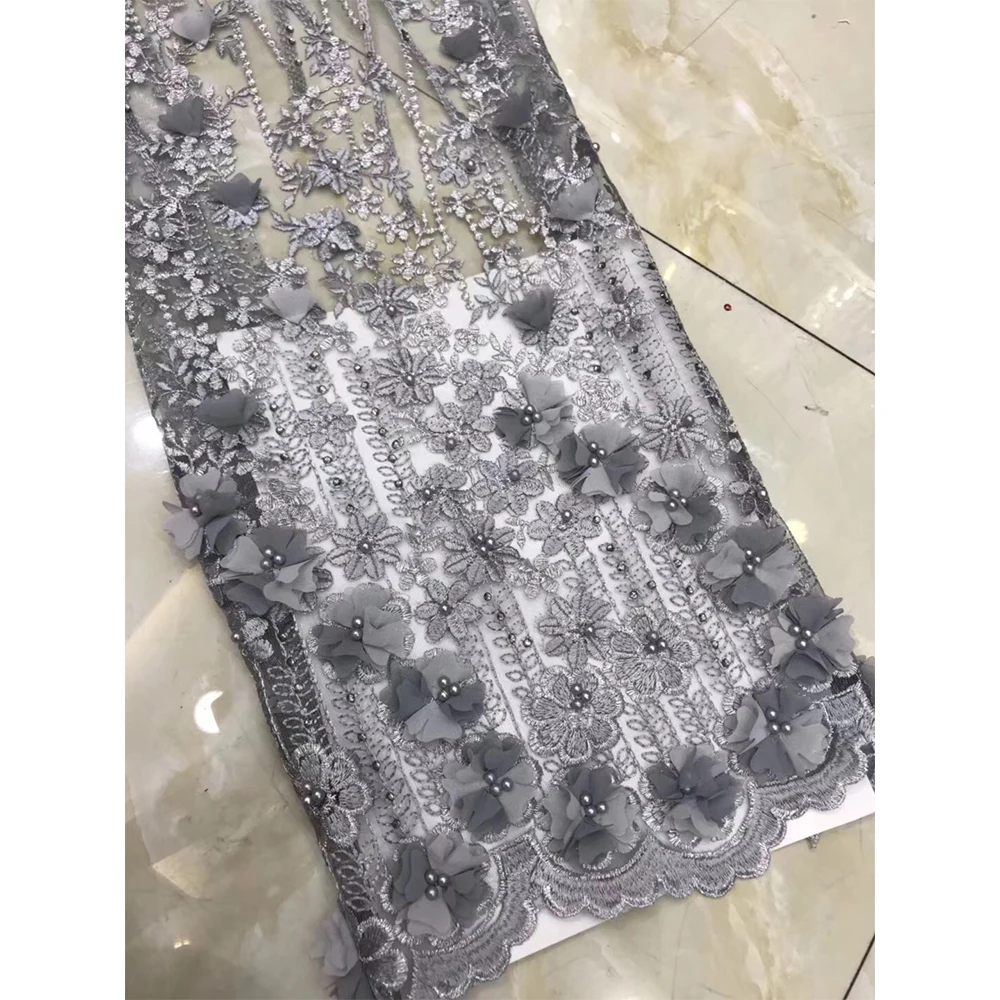 Новое поступление африканские кружева ткань с вышивкой нигерийский гипюр