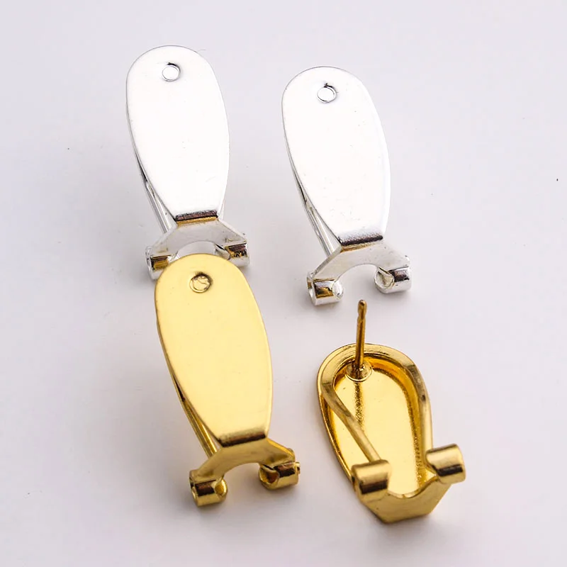 Тайдианские посеребренные серьги в виде ногтей для американских сережек с