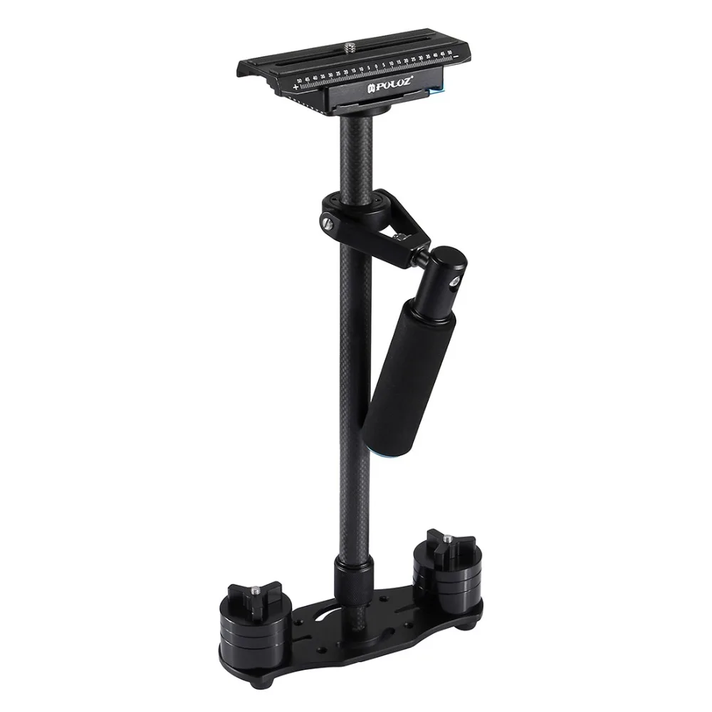 PULUZ Регулируемый S60T для steadycam масштабируемый Ручной Стабилизатор из углеродного волокна для камеры Steadicam для Canon Nikon DSLR camera s