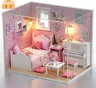 Кукольный дом ручной работы, мебель для девочек H015