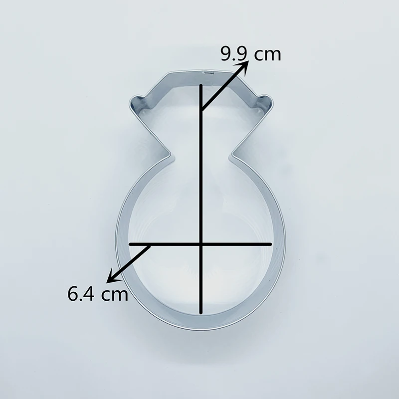 KENIAO Бриллиантовое кольцо- Резак для печенья- 9,9 x 6,4 cm Печенье / Помадка / Кондитерские изделия / Хлеборезки- Нержавеющая сталь