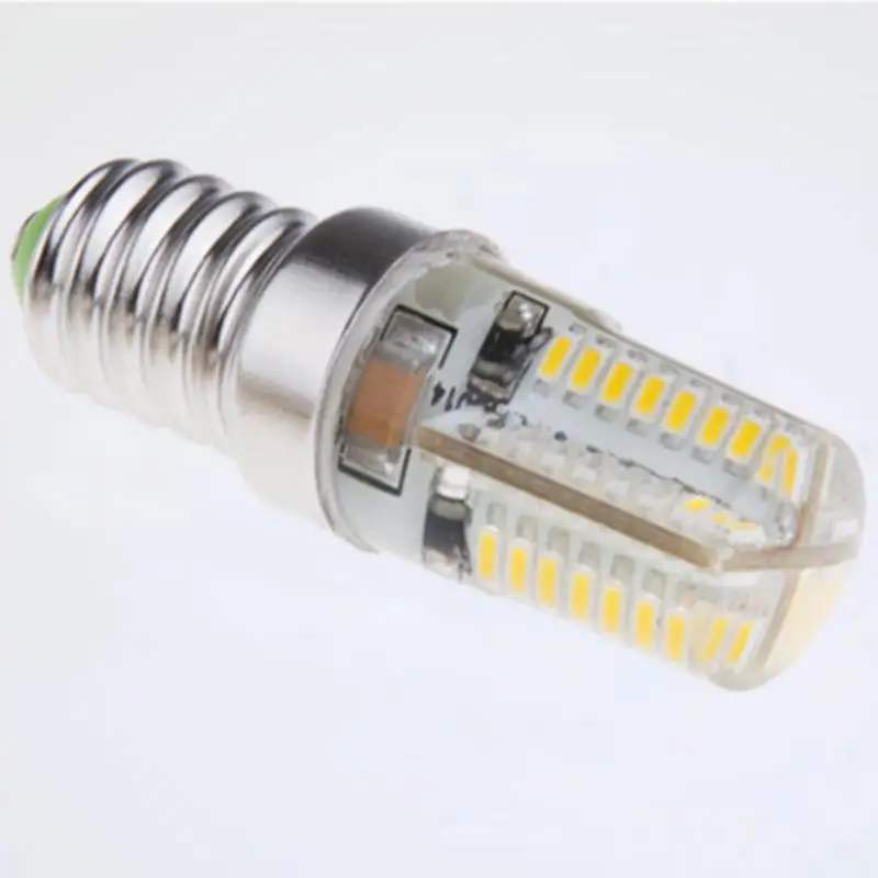 Hobbylan Высокая светящаяся E14 220В 64LED точечная лампа 3014 SMD без мерцания светодиодная