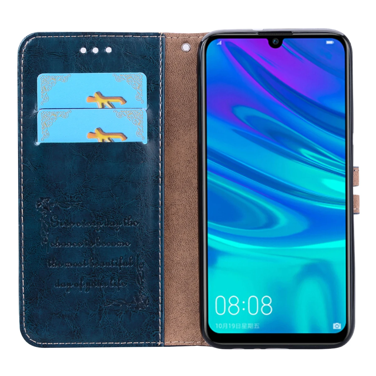 Чехол для Honor 10i 360 Роскошный кожаный чехол Бумажник задняя крышка Huawei Honor10i HRY LX1T P