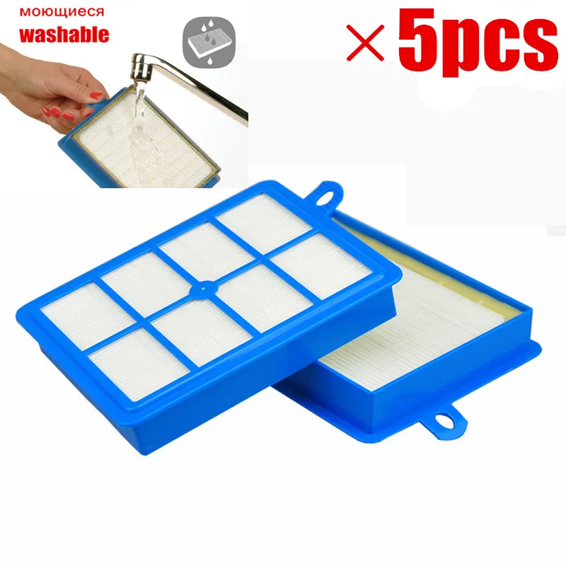 5 шт. моющийся hepa h13 фильтр H12 Wiener Hepa фильтры для philips FC9150 FC9199 FC9071 FC8038 FC9262 Запчасти