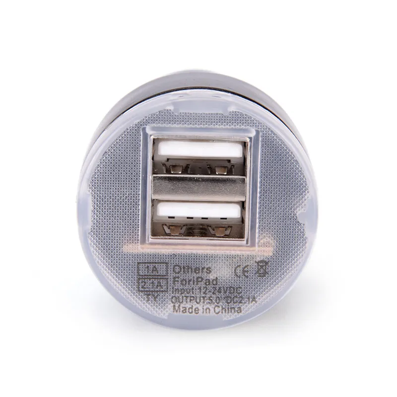 Горячая Распродажа двойной порт USB 2 Автомобильное зарядное устройство